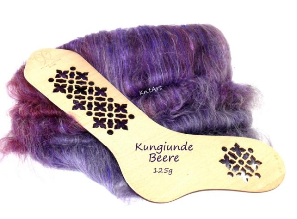 125g Socken-Vlies, Beere - Lila Rot